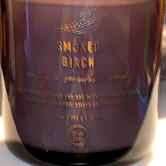 DW HOME CANDLE SMOKED BIRCH RICHLY SCENTED NEW 9.3 oz 1 WICK - Picture 5 of 7